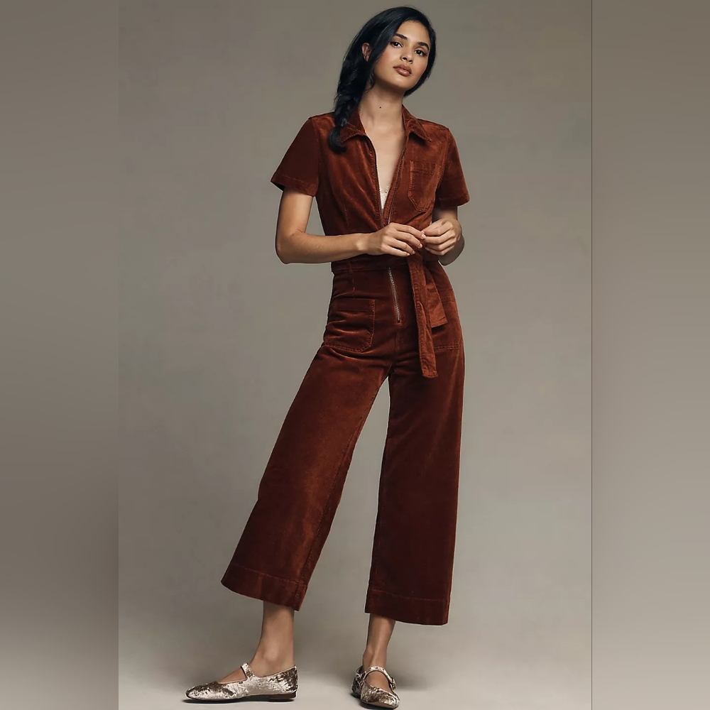 OPEN TO OFFERS Anthropologie Colette Corduroy Weekend Jumpsuit by Maeve Size 4
